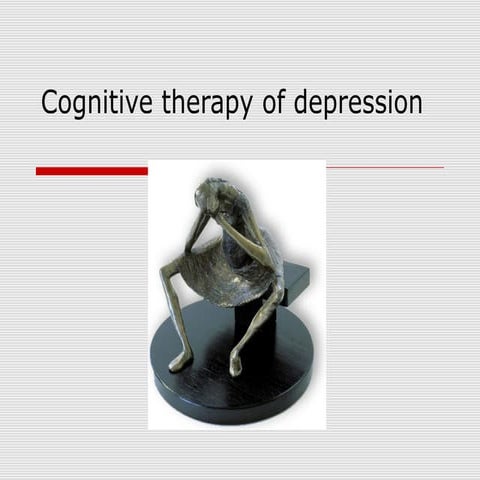 Cognitive therapy of depression