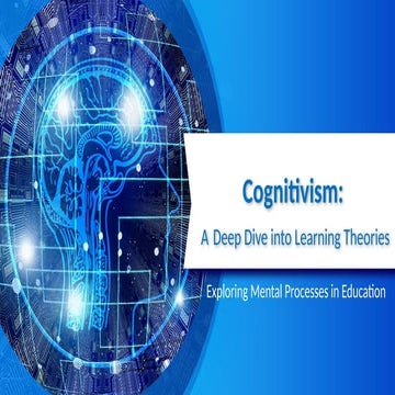 Cognitivism Learning Theory Jean Piaget.pptx