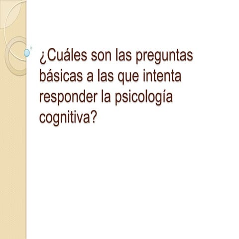Cognitivos