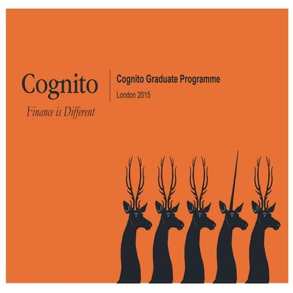 Cognito London- 2015 Graduate Programme 