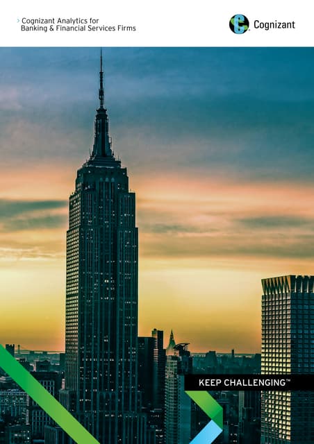 Cognizant Analytics for Banking & Financial Services Firms