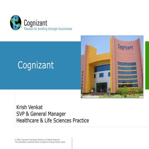 Cognizant   Lunch First