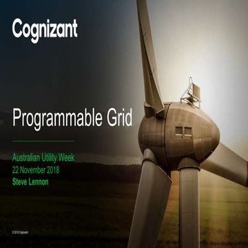 Cognizant Programmable Grid  for Utilities
