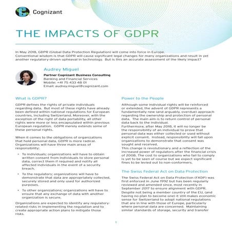 Cognizant business consulting   the impacts of gdpr