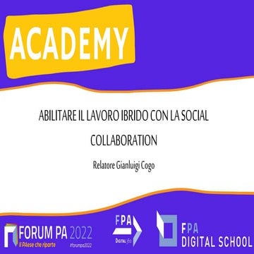 ABILITARE IL LAVORO IBRIDO CON LA SOCIAL COLLABORATION