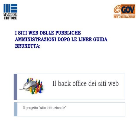 Il Back Office dei Siti Web