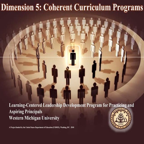 Coherent curriculum programs