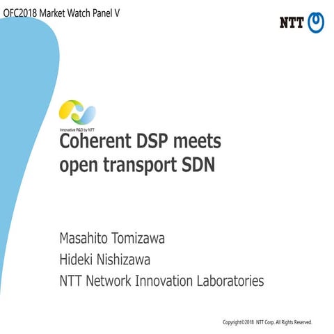 Coherent DSP meets open transport SDN