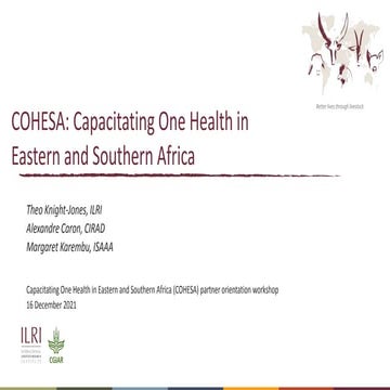 COHESA: Capacitating One Health in Eastern and Southern Africa