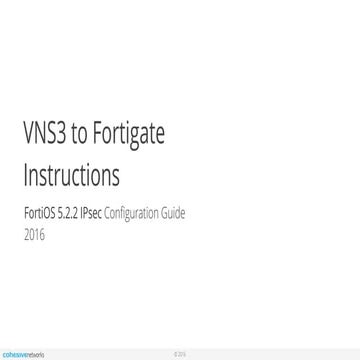 Cohesive Networks Support Docs: VNS3 Setup for Fortigate