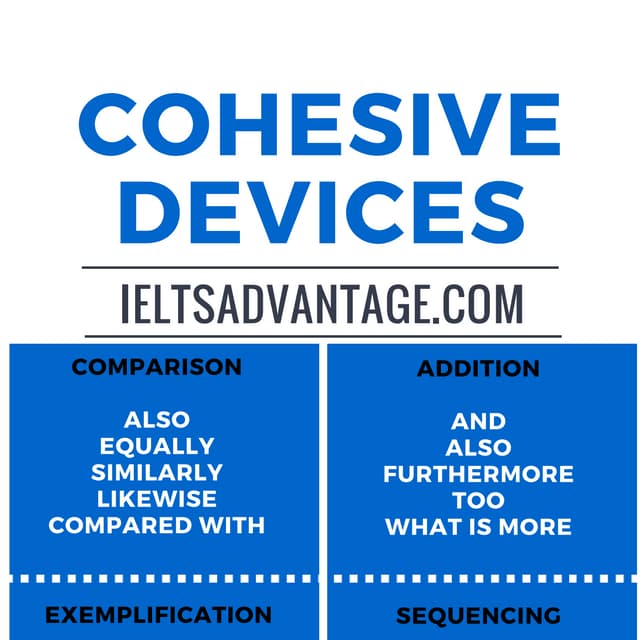 Cohesive devices