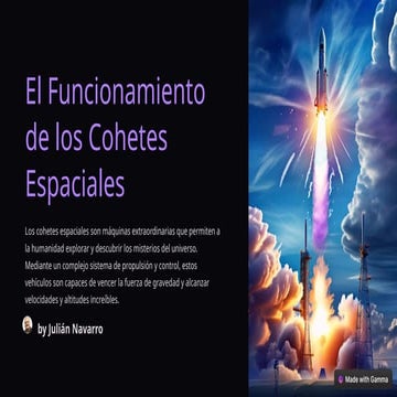 Funcionamiento de cohetes espaciales Cohetes.pptx