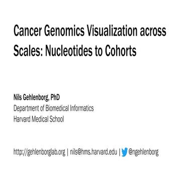 Cancer Genomics Visualization across Scales: Nucleotides to Cohorts