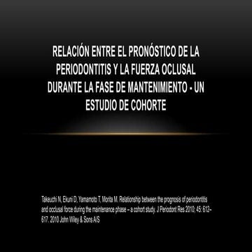 Ejemplo de un estudio de Cohorte