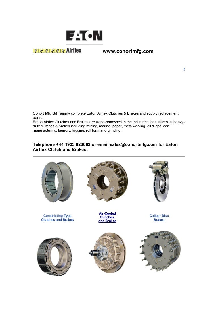 Eaton Airflex Clutches and Brakes