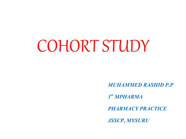 Cohort study