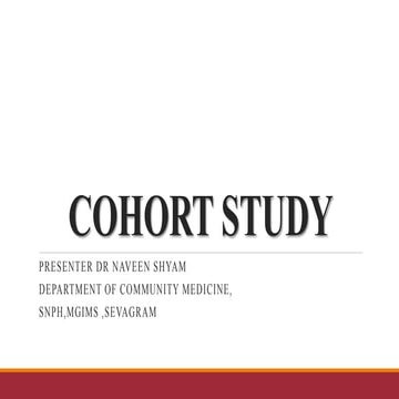 COHORT STUDY.pptx