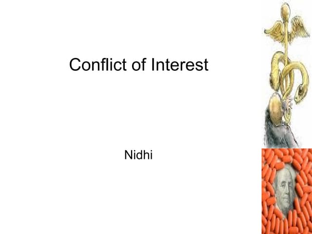 Conflict of interest