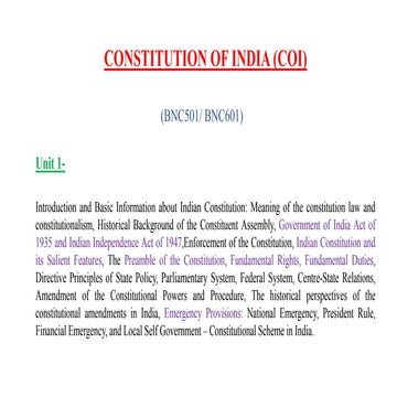 Making of the indian constitution | PPTX