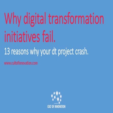 Digital Transformation Failure