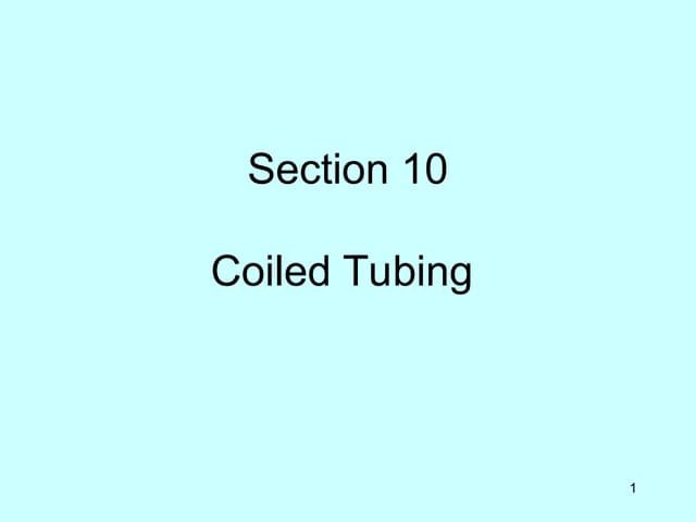 Coiled-Tubing-Intervention para la industria