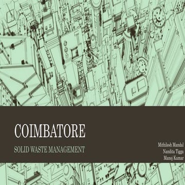 Coimbatore Solid waste management