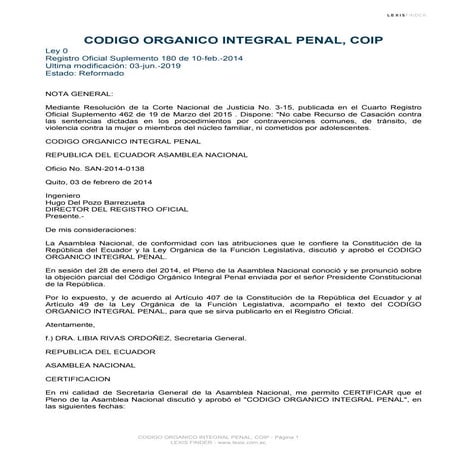 Coip | PDF