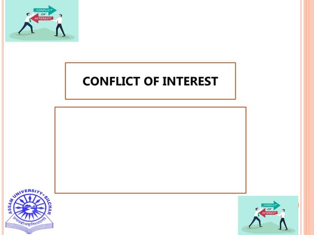 Conflict of interest presentation phD 2024