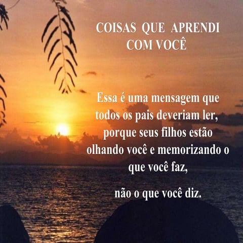 Coisas Que Aprendi 1