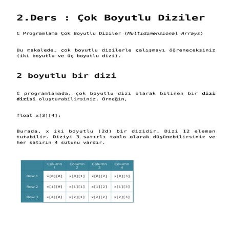 Cok boyutlu-diziler