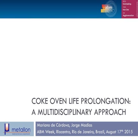 Coke oven life prolongation   a multidisciplinary approach