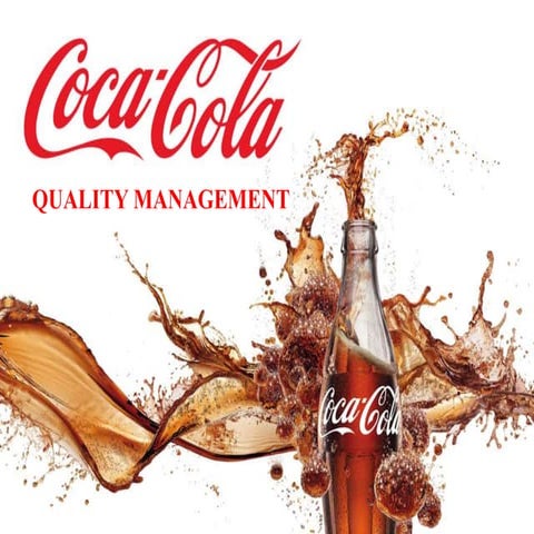Quality Management System of Coca-Cola