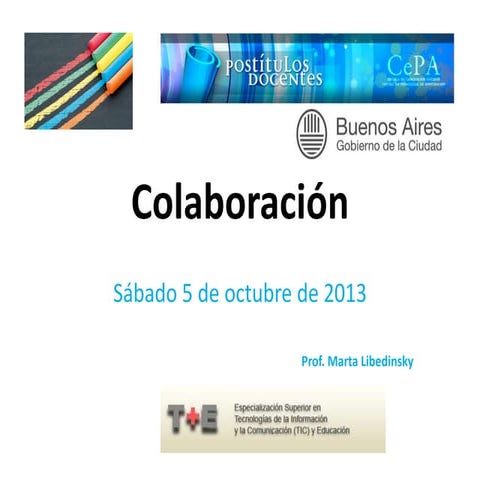 Colaboración, TIC y Educación