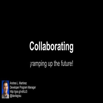 Collaboration! Ramping up the future!