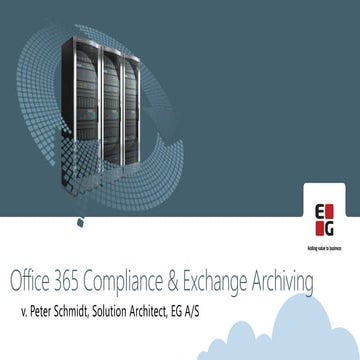 CoLabora Nov 2015 - Ofice 365 Compliance and Exchange Archiving
