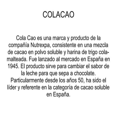 Colaca o | ODP