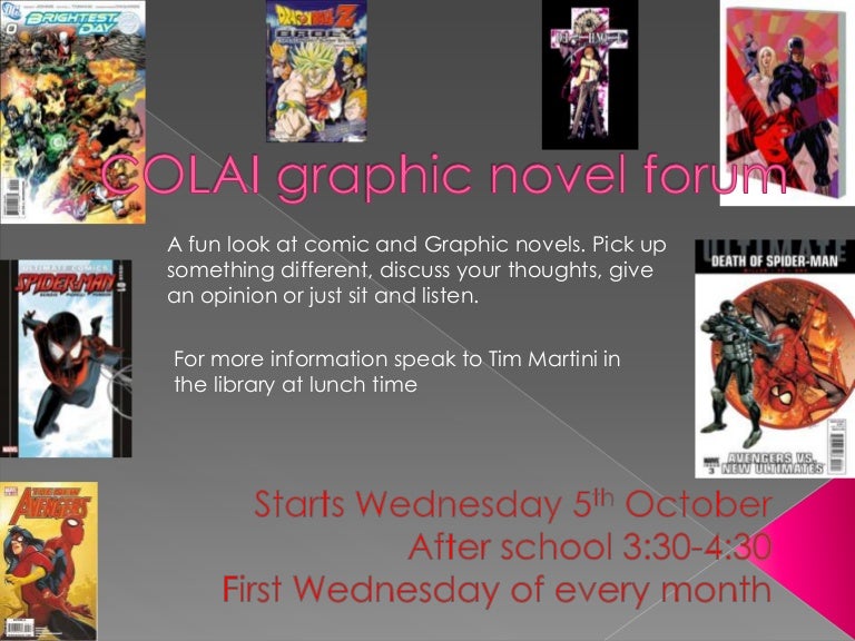 Colai graphic novel form