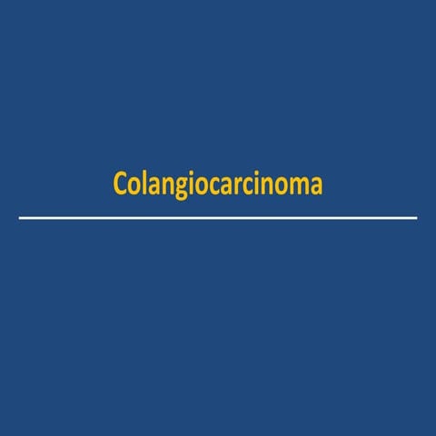 Colangiocarcinoma