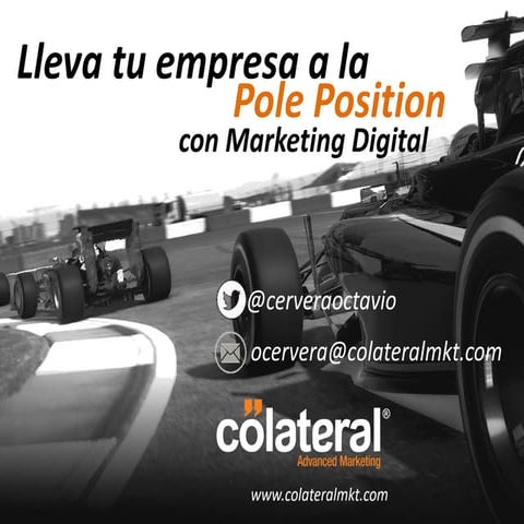 Colateral octavio cervera_digital_marketing_lleva tu marca a la pole position...
