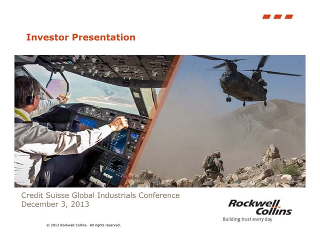 Col credit suisse industrials conference final