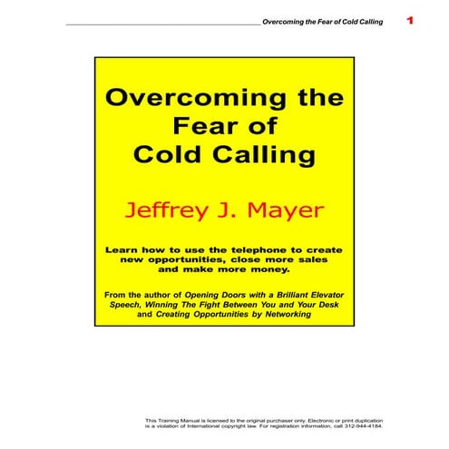 Cold calling