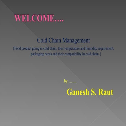Chilling in food processing and preservation | PDF