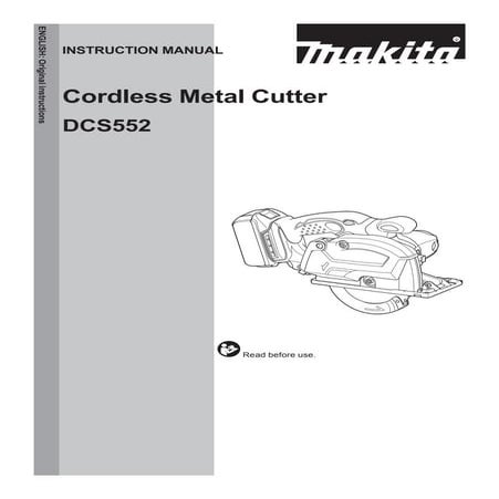 Makita cold cut manual