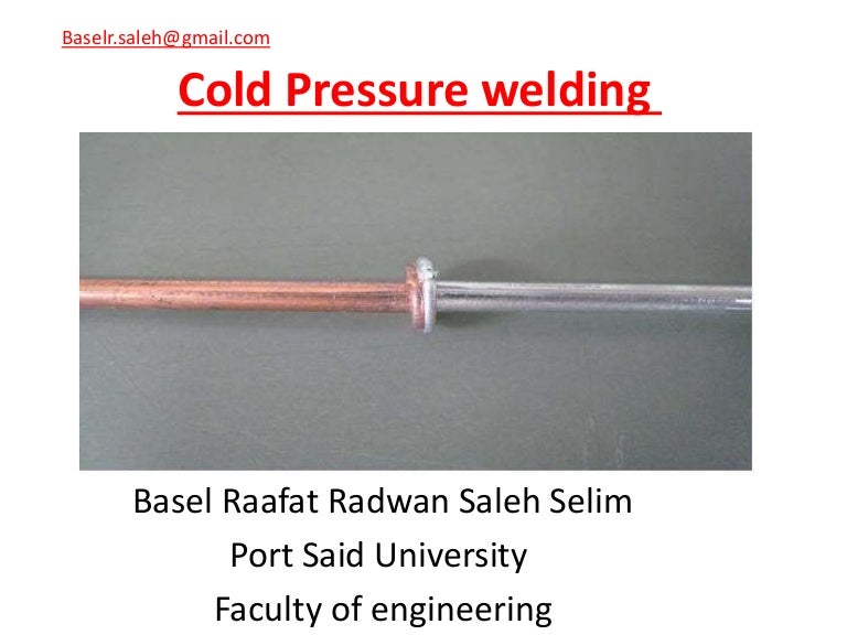 Cold pressure welding read only