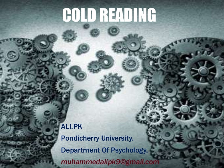 COLD READING 101