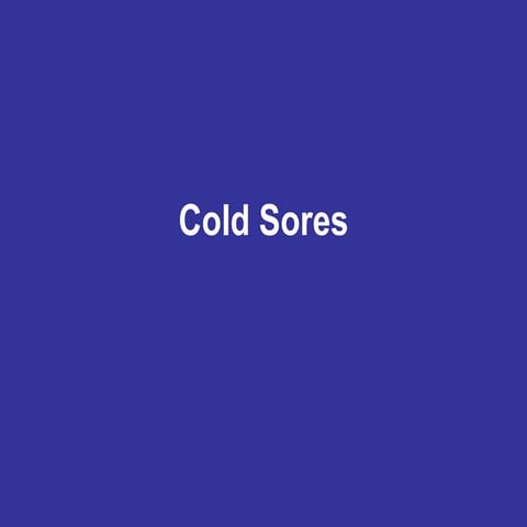 Cold Sores