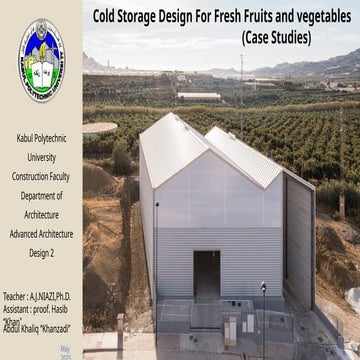 cold storage design of- case studies.pptx