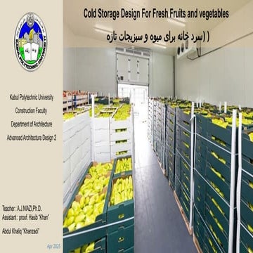 cold storage designing -introduction .pptx