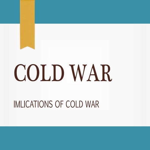 Cold war