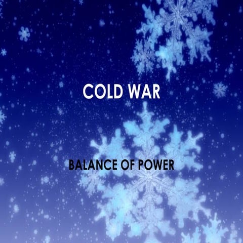 Cold War Notes | PPT